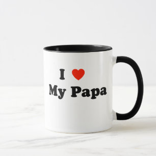 I Love My Papa Mug