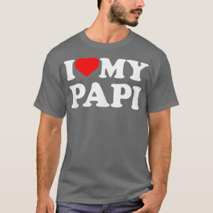 I Love My Papi Heart Tank Top