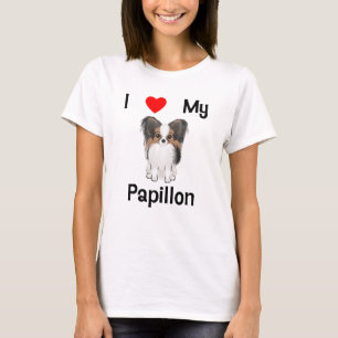 I Love My Papillon (picture) T-Shirt