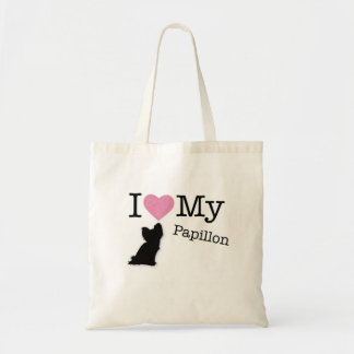 I love my papillon tote bag