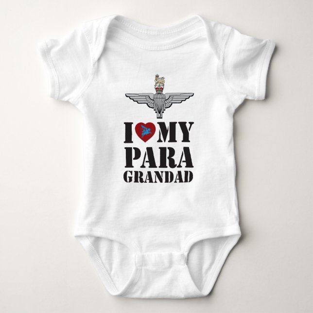 I LOVE MY PARA GRANDAD BABY BODYSUIT (Front)