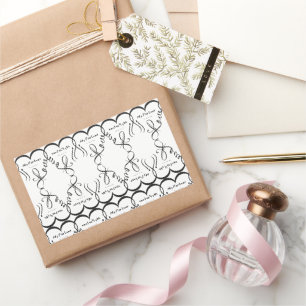 I love my partner • You are my home Rectangular Sticker
