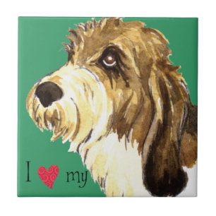 I Love my PBGV Tile