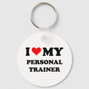 I Love My Personal Trainer Key Ring