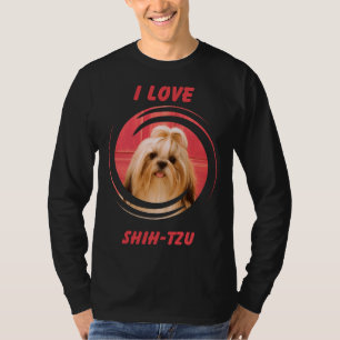 I Love My Pet Dog Shih Tzu  House  Child      T-Shirt