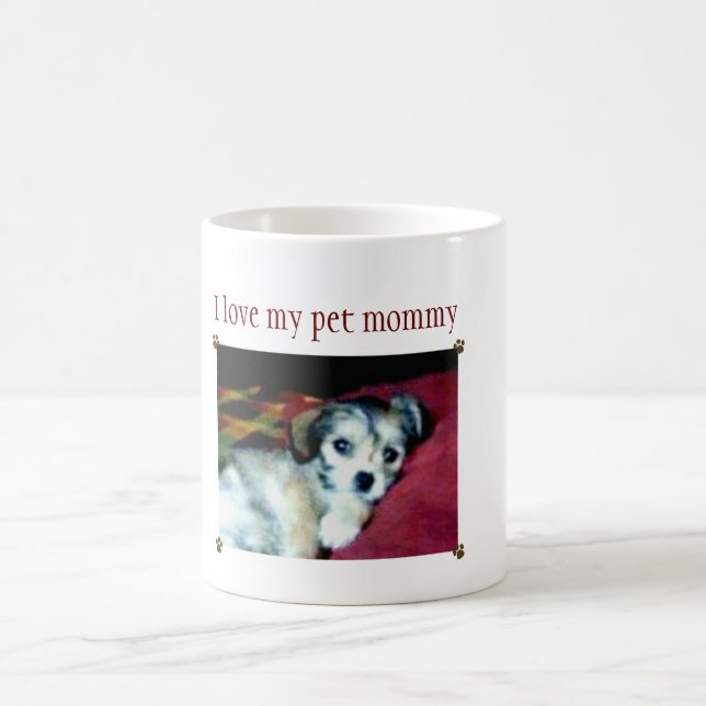 I Love My Pet Mummy Coffee Mug (Center)