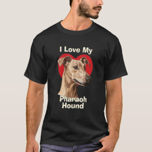 I Love My Pharaoh Hound Puppy Dog T-Shirt