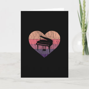I Love My Piano Grand Piano Card
