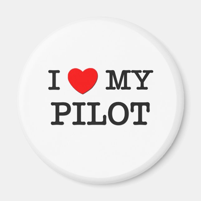 I Love My PILOT Magnet (Front)