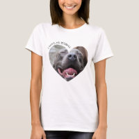 I love my pitbull dog custom photo
