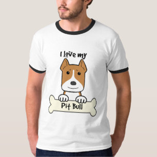 I Love My Pitbull T-Shirt