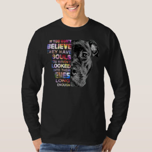 I Love My Pitbull Woman Love Her Pitbull Gif T-Shirt