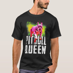 I Love My Pittie Rescue Pittie Mum Pitbull Queen A T-Shirt