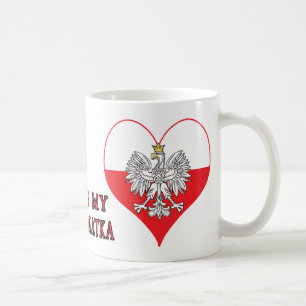 I Love My Polish Matka Coffee Mug