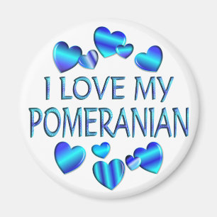 I Love My Pomeranian Magnet