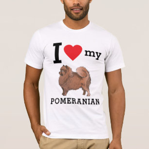 I Love My Pomeranian T-Shirt