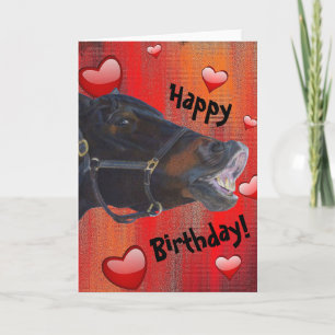 I Love My Pony! Cute Equestrian Card