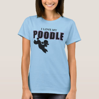 I LOVE MY POODLE Lavender Shirt