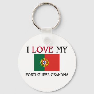 I Love My Portuguese Grandma Key Ring