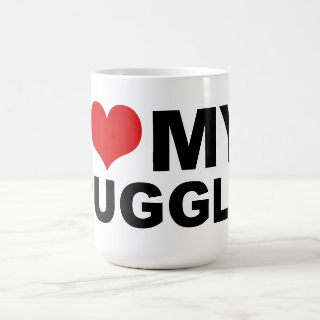 I Love MY Puggle Mug (Center)