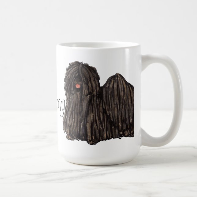 I Love my Puli Coffee Mug (Right)