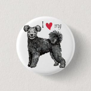 I Love my Pumi 3 Cm Round Badge