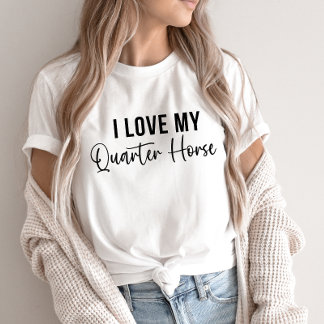 I Love My Quaterhorse Tri-Blend Shirt