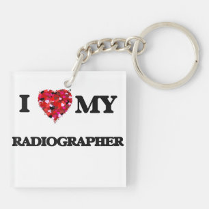 I love my Radiographer Key Ring