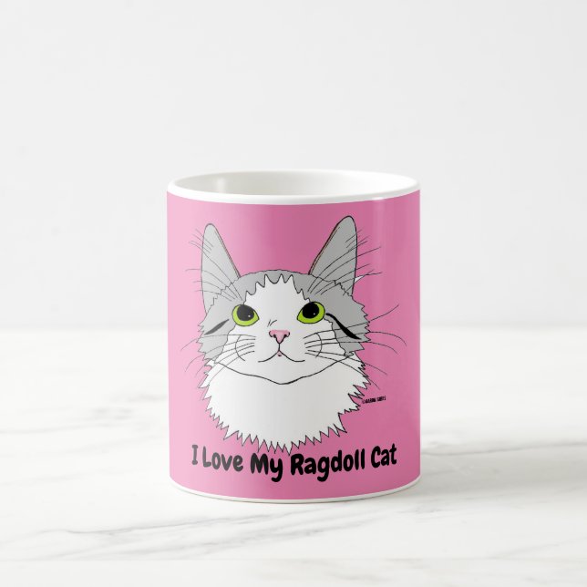 I Love My Ragdoll Cat Mug (Center)