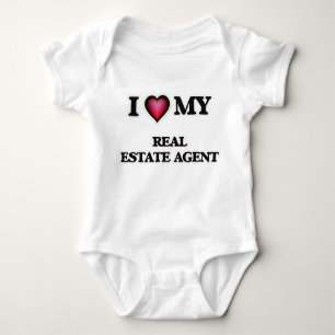 I love my Real Estate Agent Baby Bodysuit