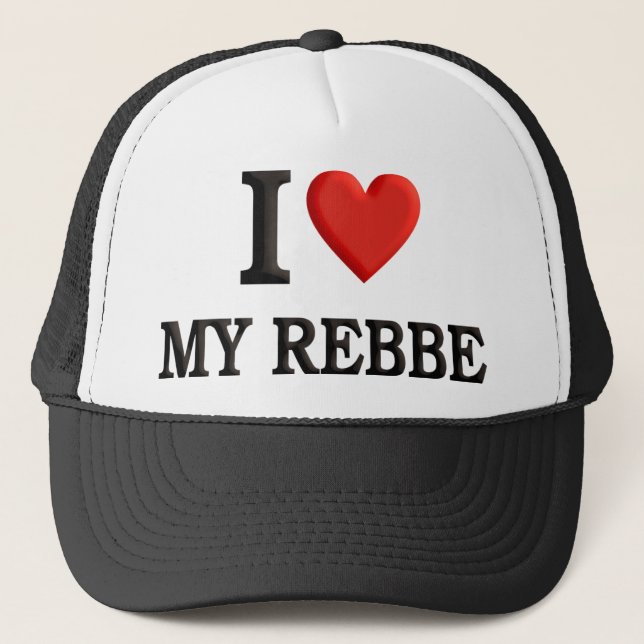 I love My Rebbe Trucker Hat (Front)