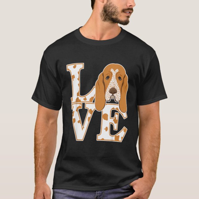 I Love My Redtick Coonhound  Red Tick Coonhound Do T-Shirt (Front)