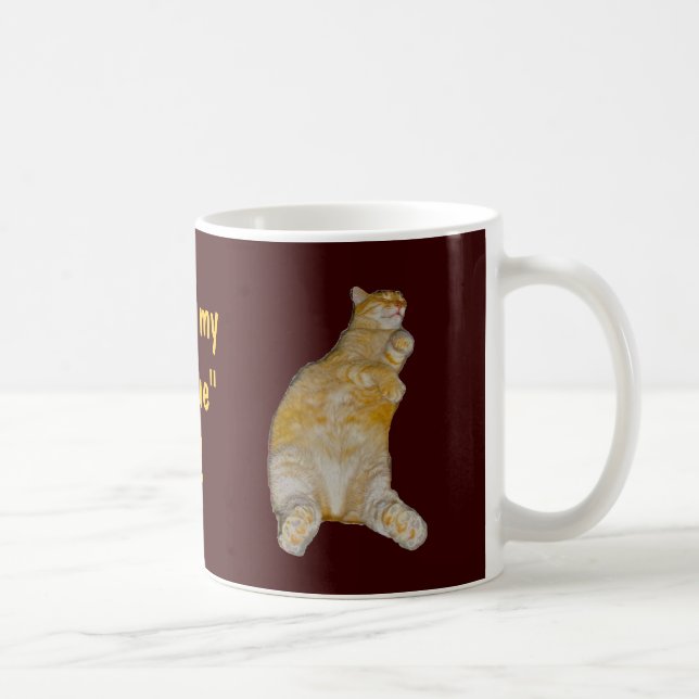 I love my"rescue"cat! Mug (Right)
