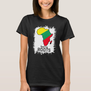 I Love My Roots Back Powerful History Month Pride  T-Shirt