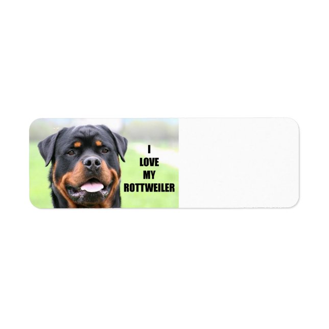 I Love my Rottweiler (Front)