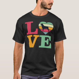 I Love My Rottweiler Rottweiler Owner Dog Lover T-Shirt