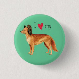 I Love my Russian Toy 3 Cm Round Badge