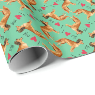 I Love my Russian Toy Wrapping Paper