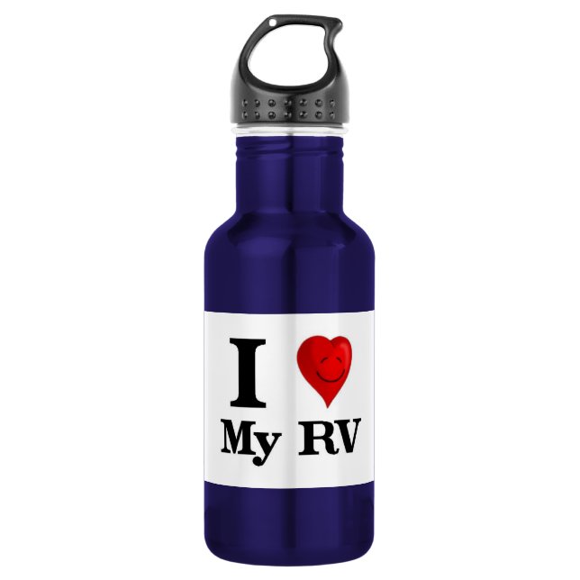 I Love My RV 532 Ml Water Bottle (Front)