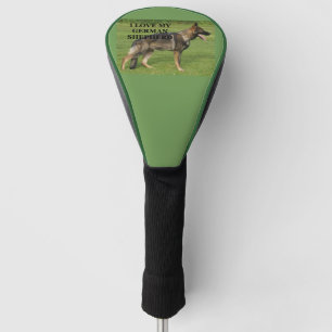 I love my sable german shepherd golf head cover