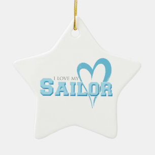 I love my Sailor Ceramic Tree Decoration