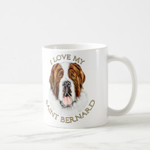 I Love my Saint Bernard Coffee Mug