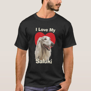 I Love My Saluki Puppy Dog T-Shirt