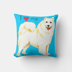 I Love my Samoyed Cushion