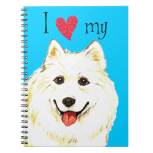 I Love my Samoyed Spiral Notebook