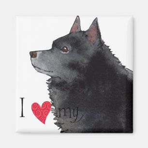 I Love my Schipperke Magnet