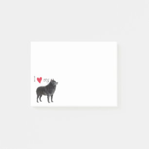 I Love my Schipperke Post-it Notes