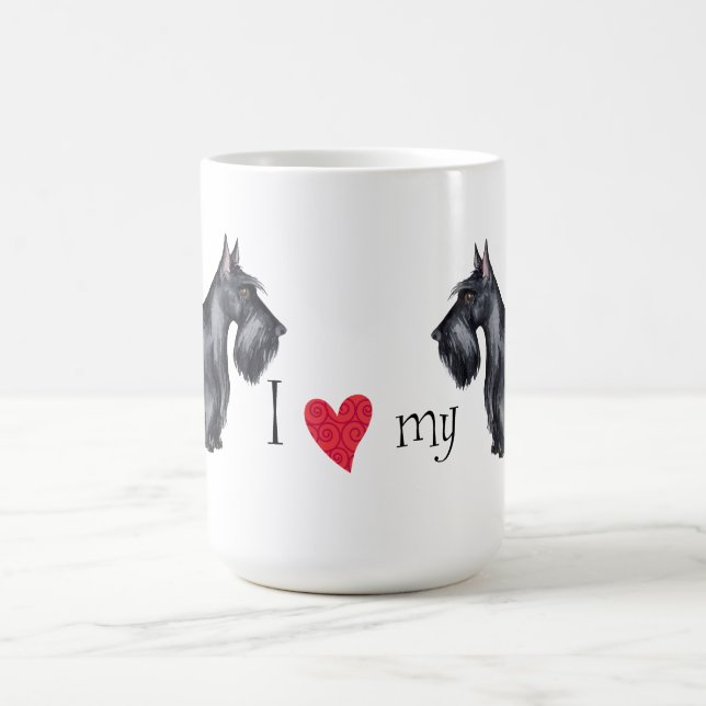 I Love my Scottie Coffee Mug (Center)