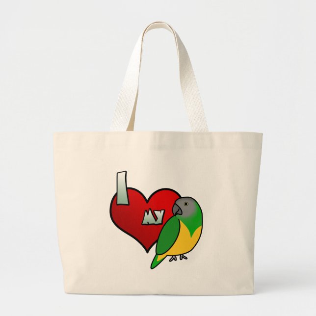 I Love my Senegal Parrot Bag (Front)
