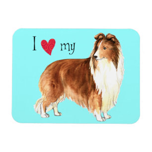 I Love my Sheltie Magnet